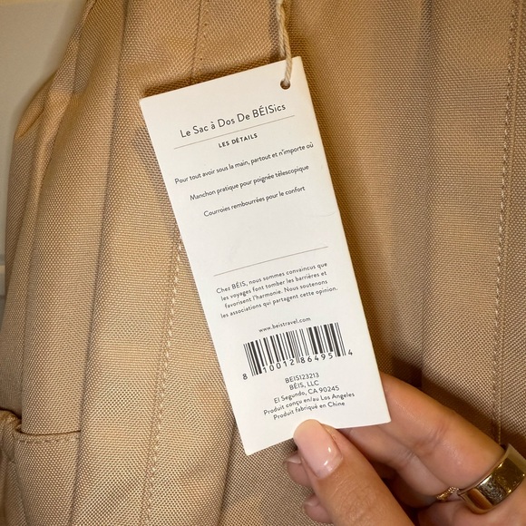 Beis The Basic Backpack - Picture 9 of 10